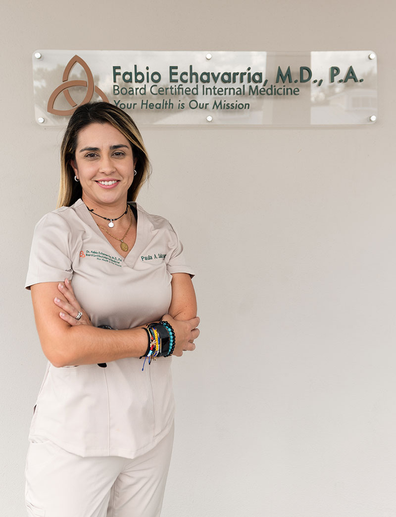 Paula Salazar. Medical assistant